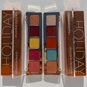 Natasha Denona Set of 2 Holiday Eyeshadow Palette 5 Joya & Aeris Limited Ed NIB